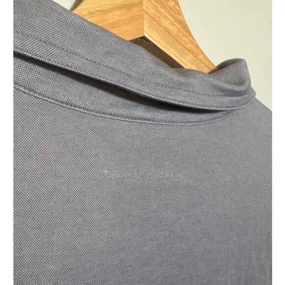 Men's Size L Travis Mathew Excursion Knit Dark Grey Gray Polo Golf Casual - Picture 7 of 7